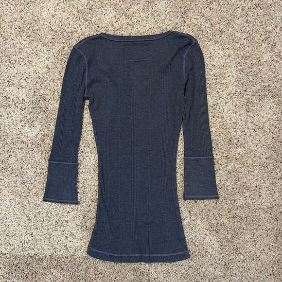 2 Hollister Blue Green Y2K Henley Tops Small - Picture 9 of 10